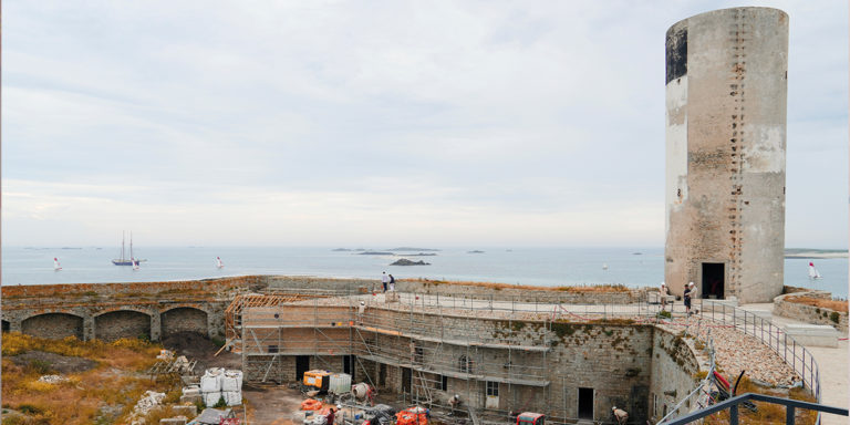 Archipel des Glénan, un vaste chantier de rénovation à l’île Cigogne